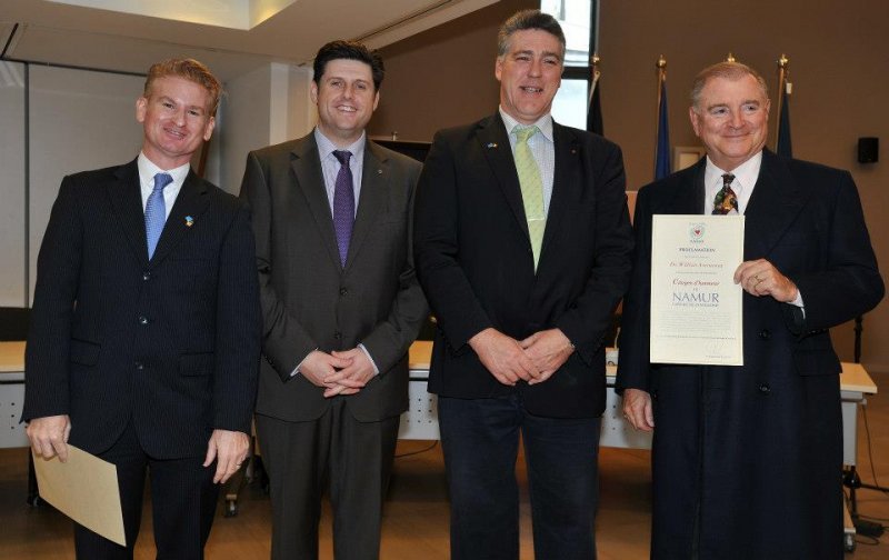 2012 : Visite du lieutenant gouverneur de Louisiane à Namur